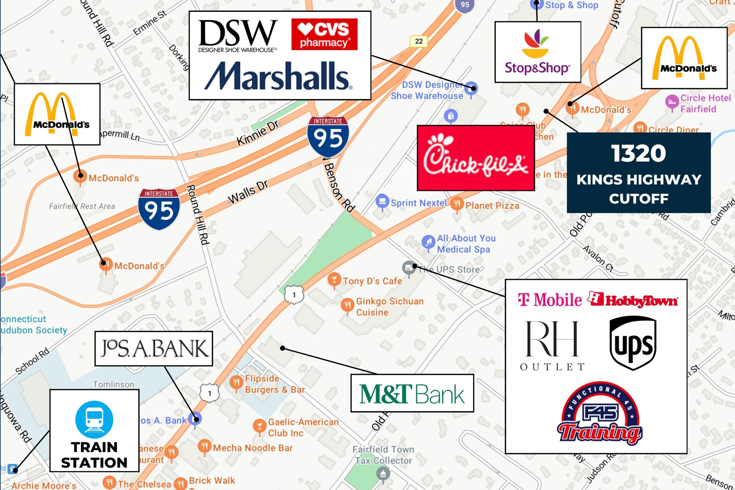 Minutes to I-95 and a Variety of Retail Destinations