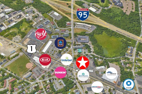 Minutes to I-95 on Route 1_ Near the Big Y, Aldi, Cumberland Farms, Dunkin, and more