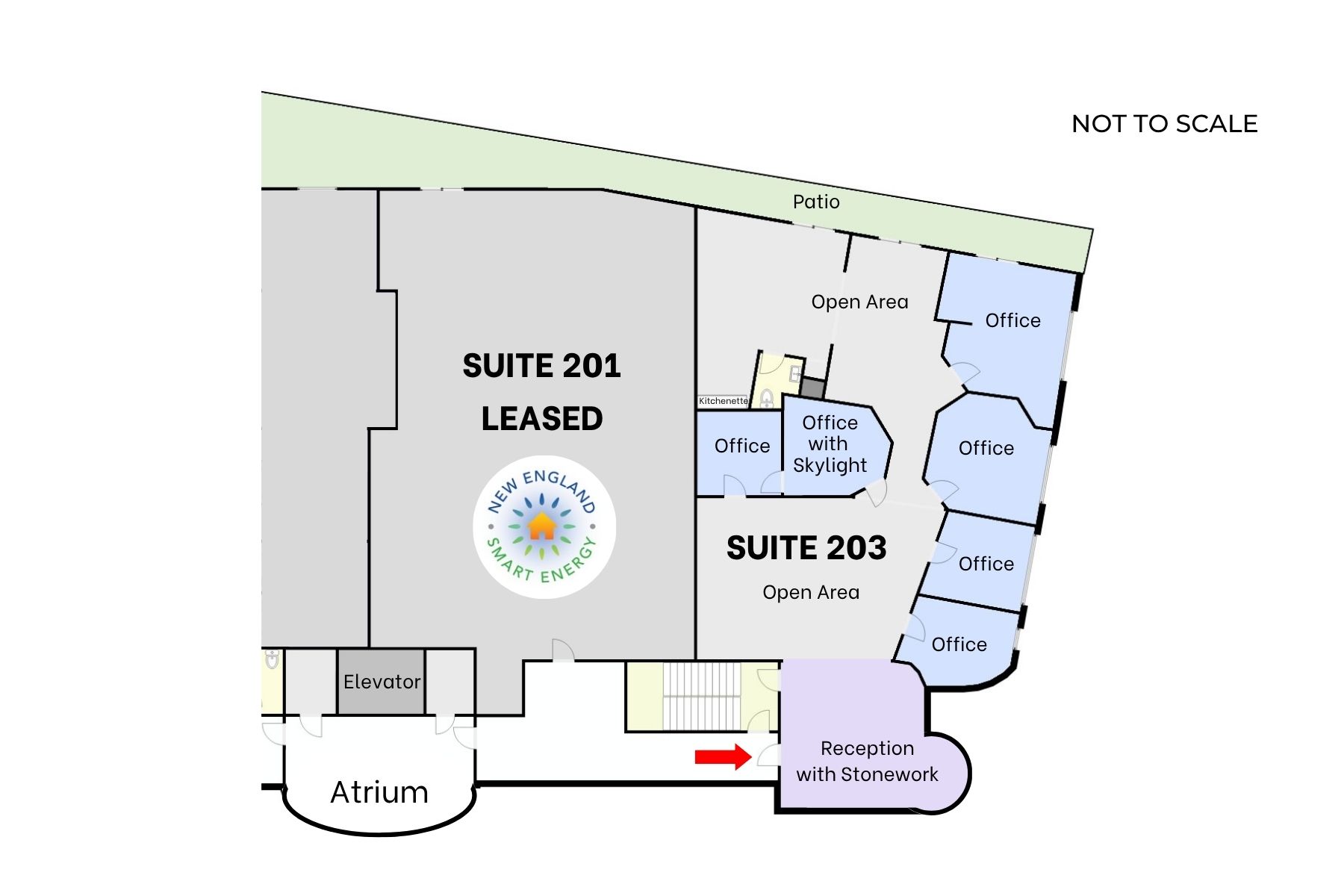 Suite 203 - Floor Plan - 3,228 RSF Suite 203 - Floor Plan - 3,228 RSF