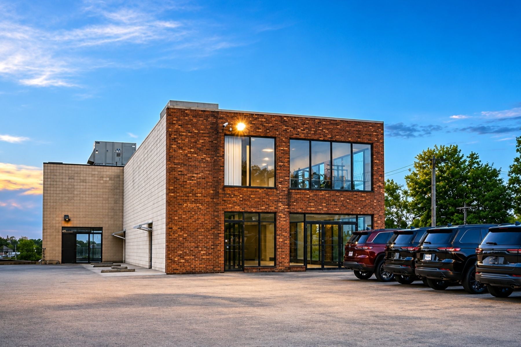 Dedicated Private Entrance Providing Direct Access to the 2nd and 3rd Floors Dedicated private entrance door leading to the upper-level office spaces