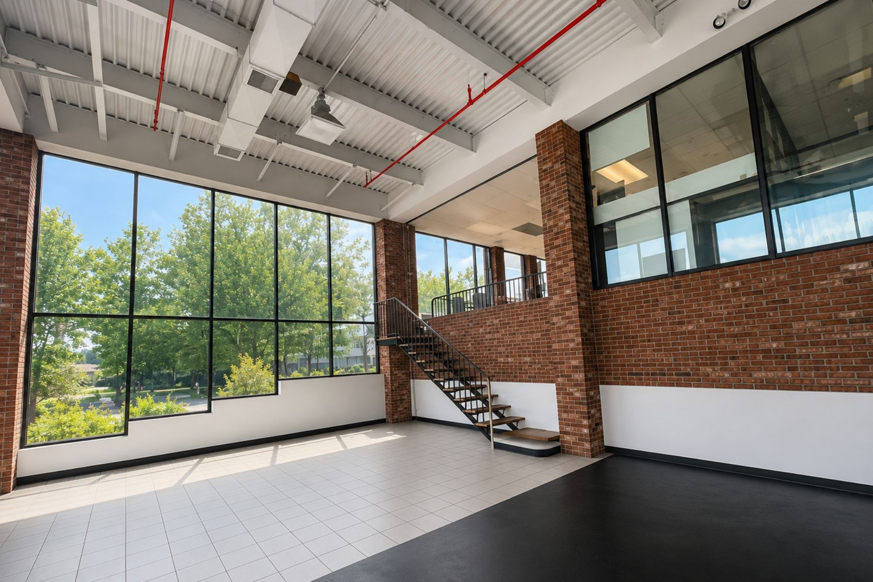 Versatile Open-Concept Showroom Space Ideal for High-End Retail or Restaurant Use Open-concept interior space suitable for a restaurant or high-end retail in Fairfield, CT.