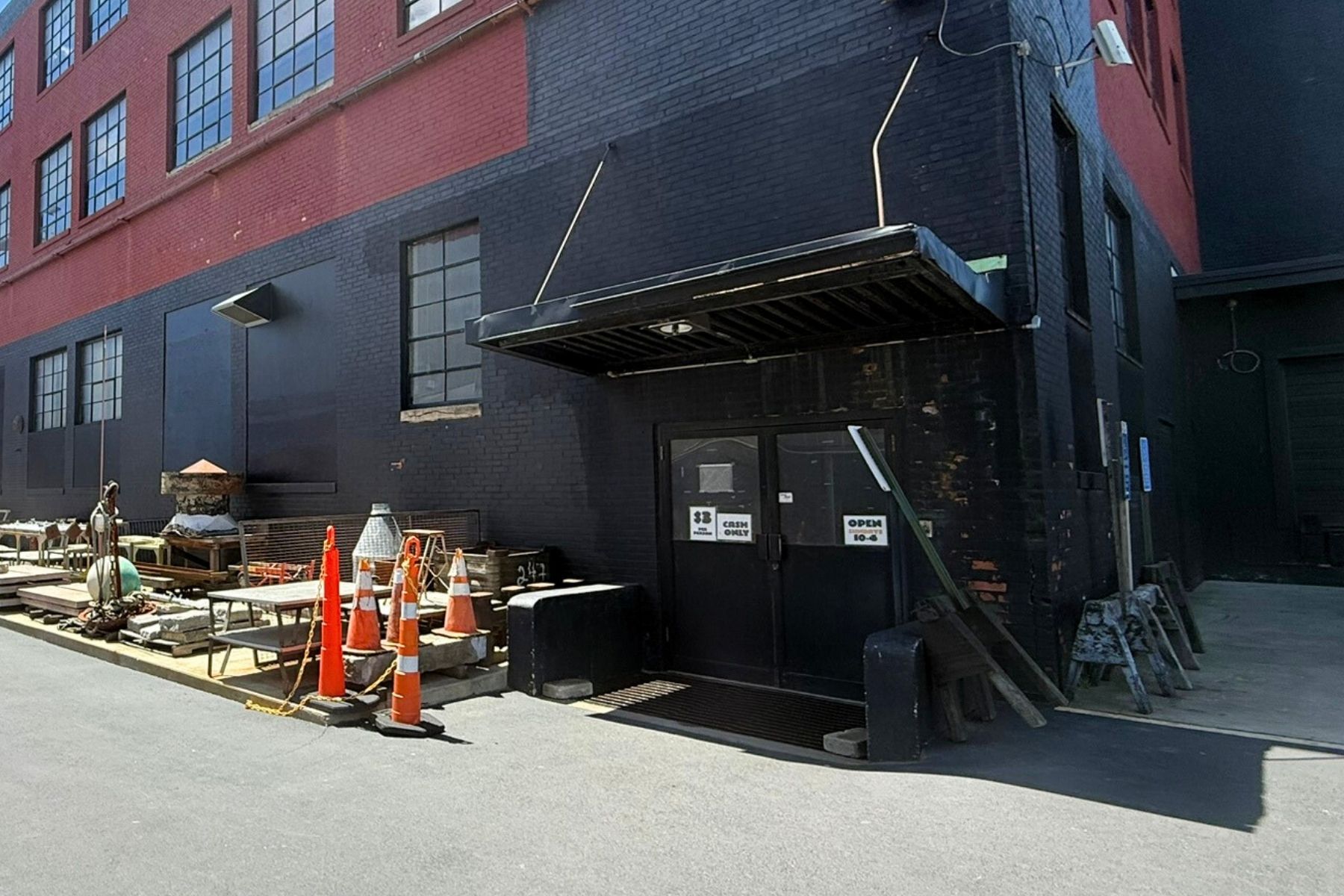 Entrance to Three-Story Building Entrance to Three-Story Building