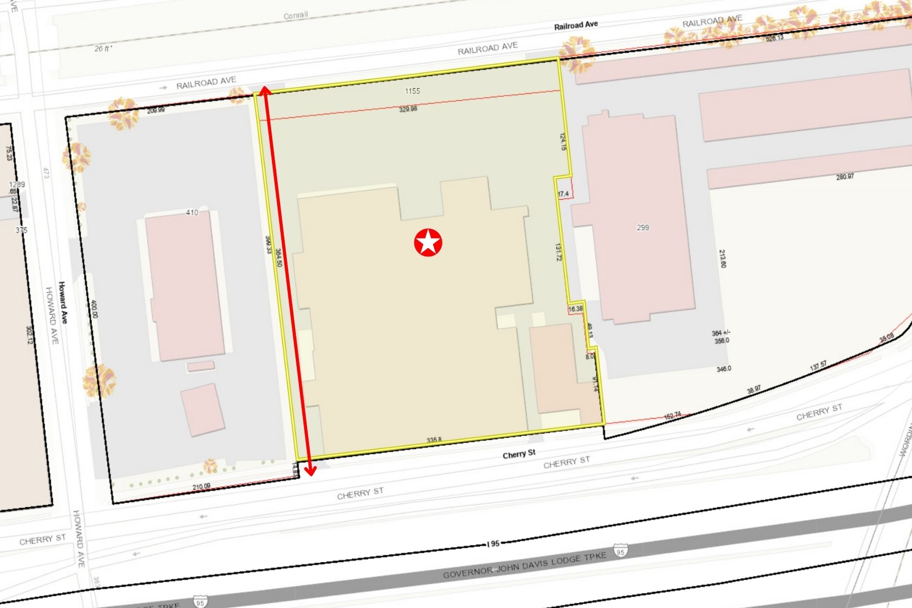 Drive Thru Access from Railroad Avenue to Cherry Street Drive Thru Access from Railroad Avenue to Cherry Street