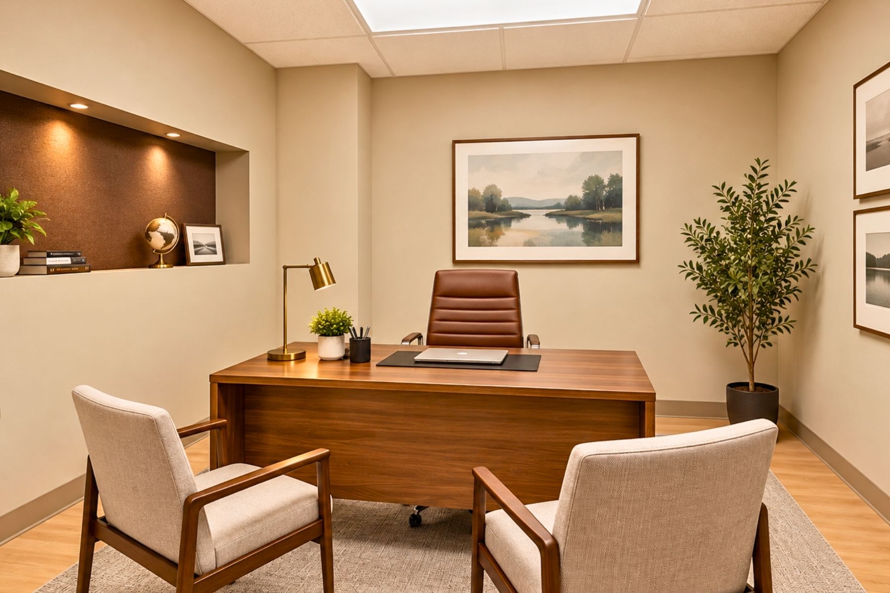 Office - Virtually Staged Office - Virtually Staged