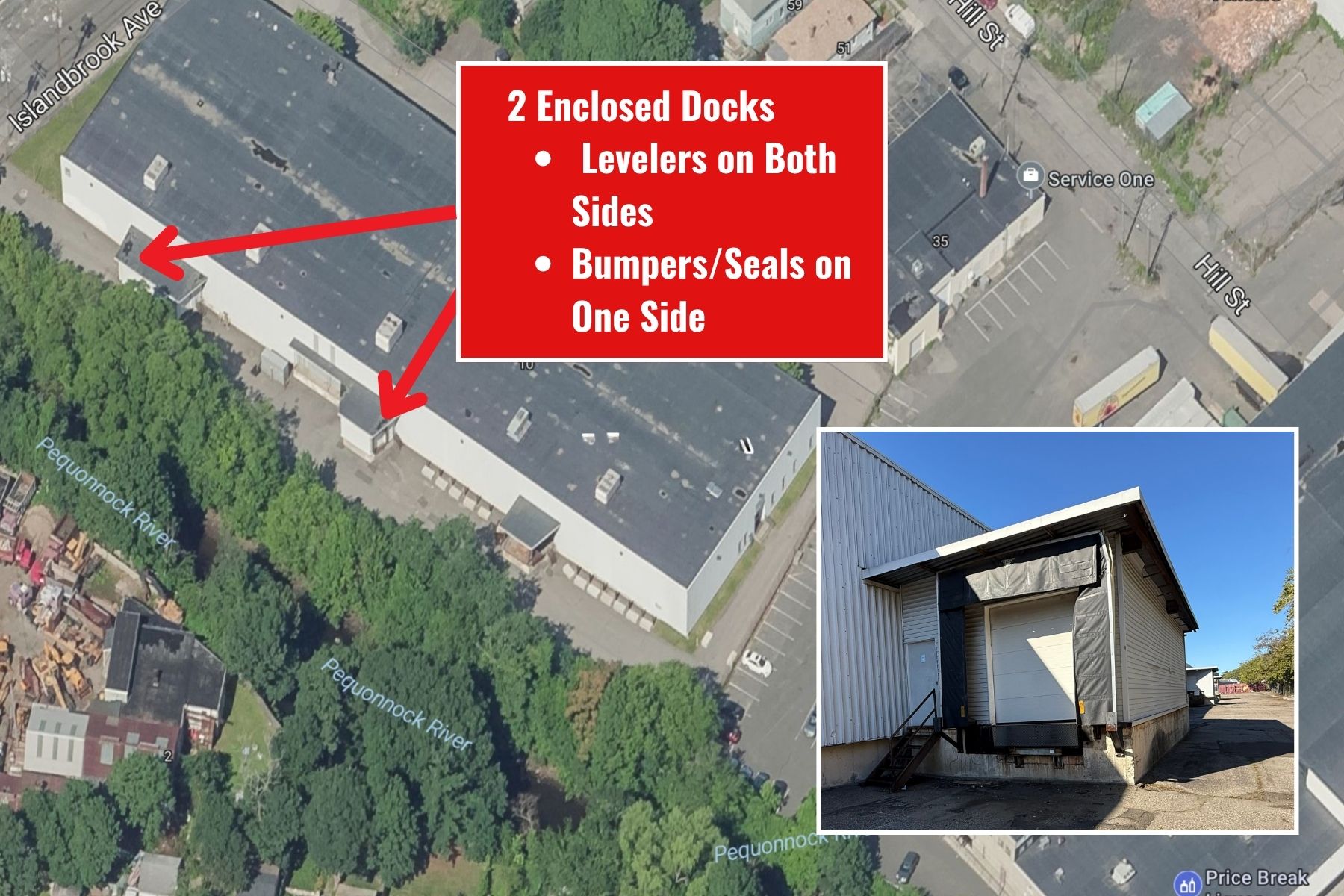Multiple Loading Options_ Two Dual Access Loading Docks with Levelers Multiple Loading Options_ Two Dual Access Loading Docks with Levelers