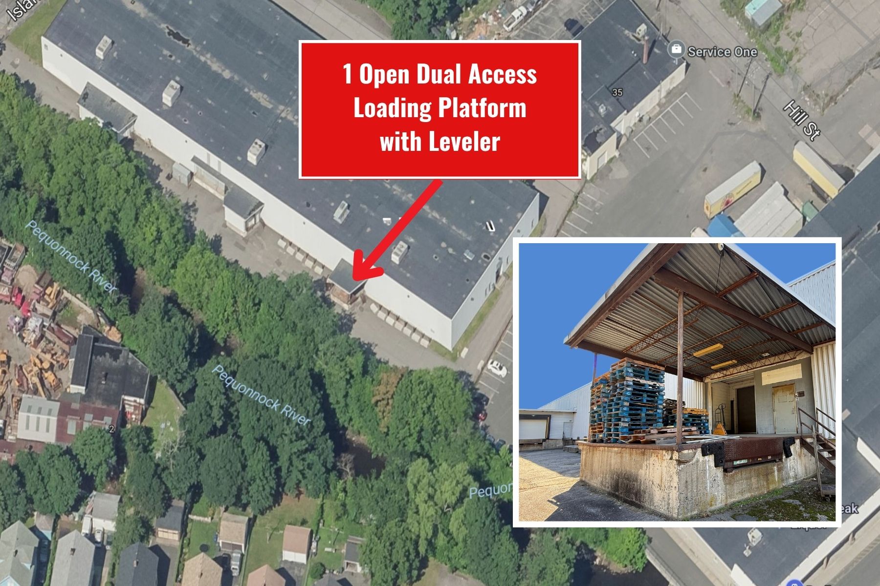 Multiple Loading Options_ Two Dual Access Loading Docks with Levelers Multiple Loading Options_ Two Dual Access Loading Docks with Levelers