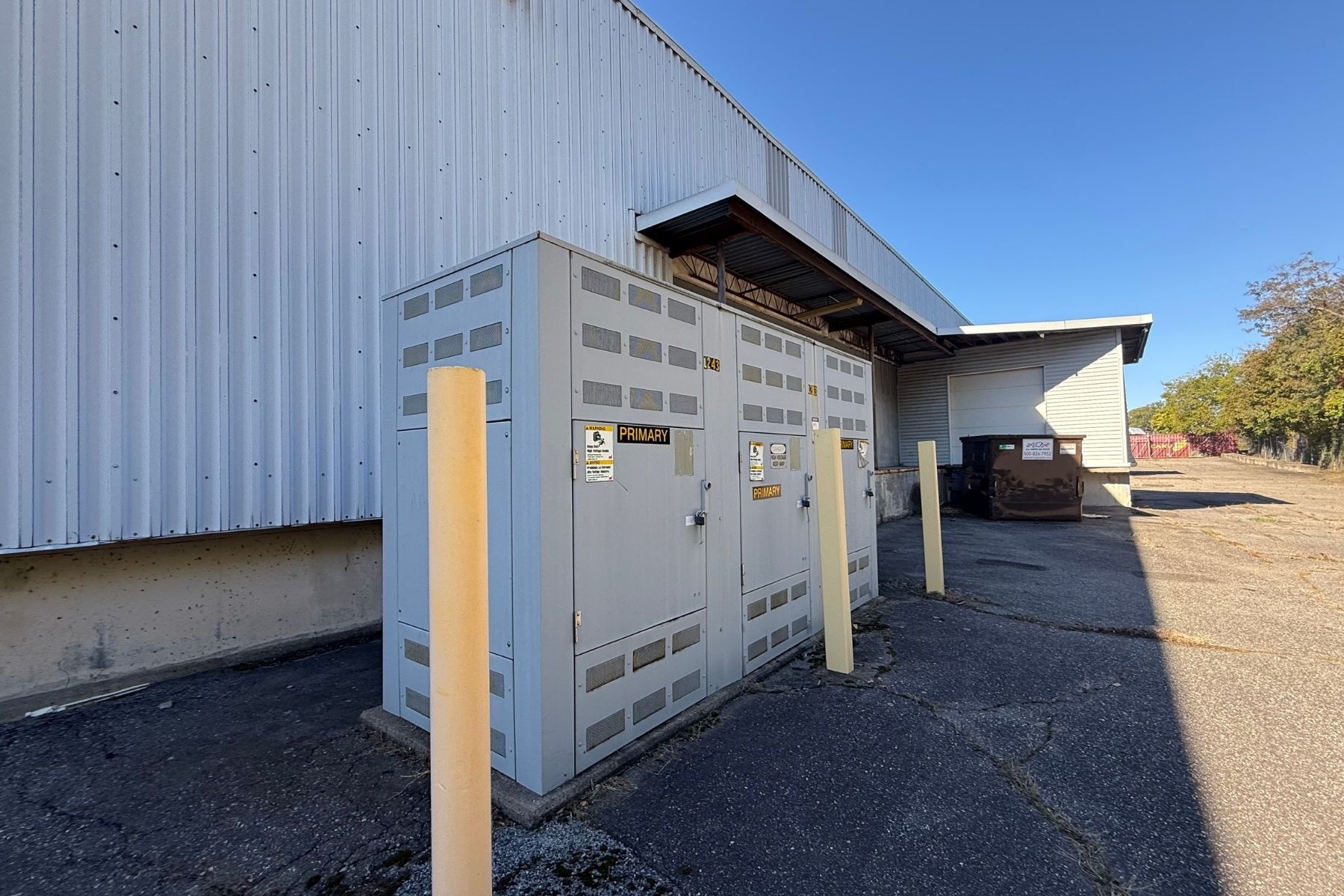 High-Voltage Electrical Transformer Provides Substantial Electrical Power High-Voltage Electrical Transformer Provides Substantial Electrical Power