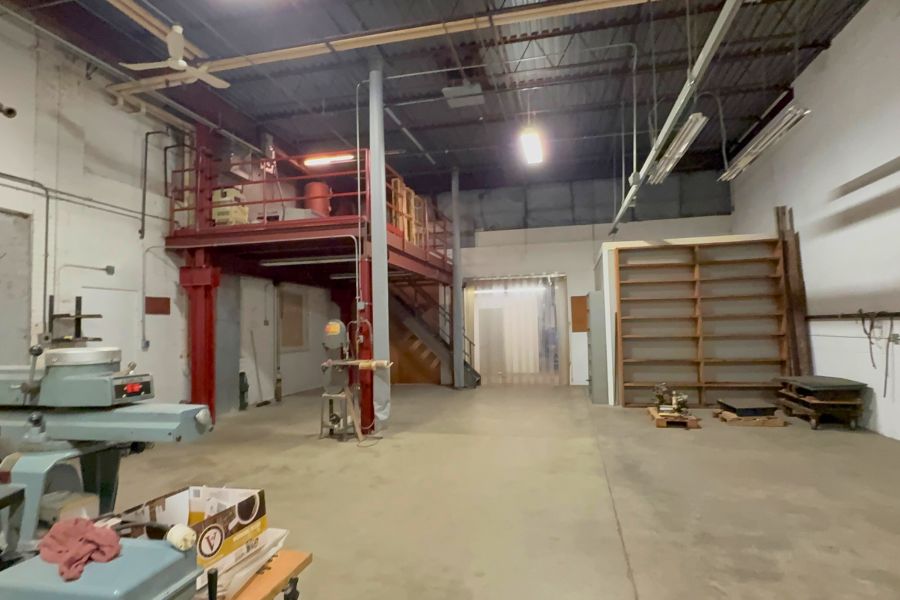 One of Two Mezzanines Provide Additional Storage One of Two Mezzanines Provide Additional Storage