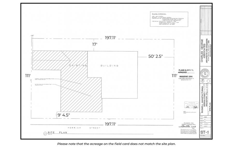 197' Frontage on Merriam Street 197' Frontage on Merriam Street