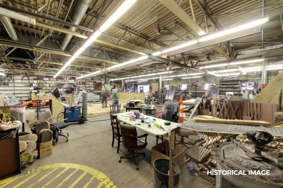 Production Area of Skate Board Shop Production Area of Skate Board Shop