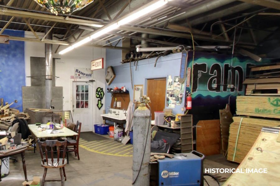 Skateboard Shop Restroom and Utility Sink Skateboard Shop Restroom and Utility Sink