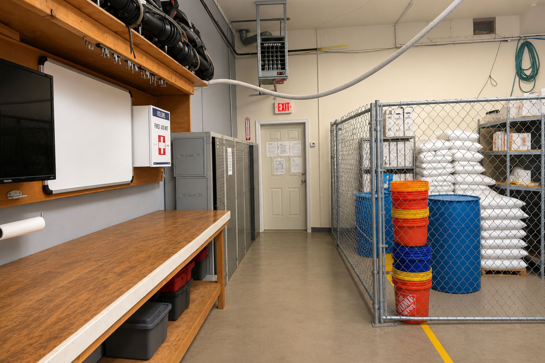 Garage Space with Private Restroom & Rear Access