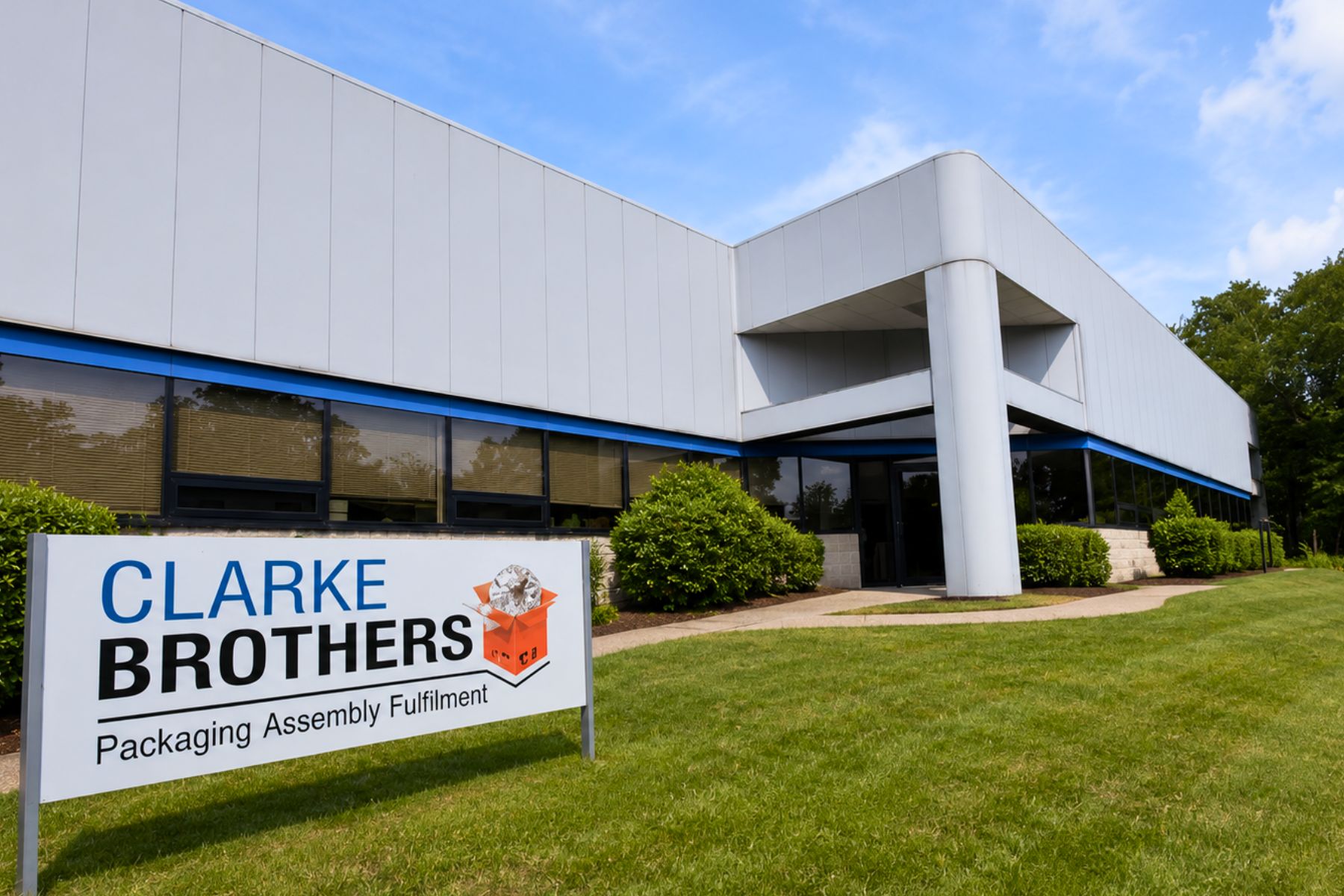 High-Visibility Exterior Building Signage Offering Excellent Frontage and Corporate Identity on Cascade Boulevard High-Visibility Exterior Building Signage Offering Excellent Frontage and Corporate Identity on Cascade Boulevard